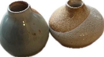 Kim Bresson Ceramic Bud Vase