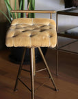 Brushed Gold Opera Stool