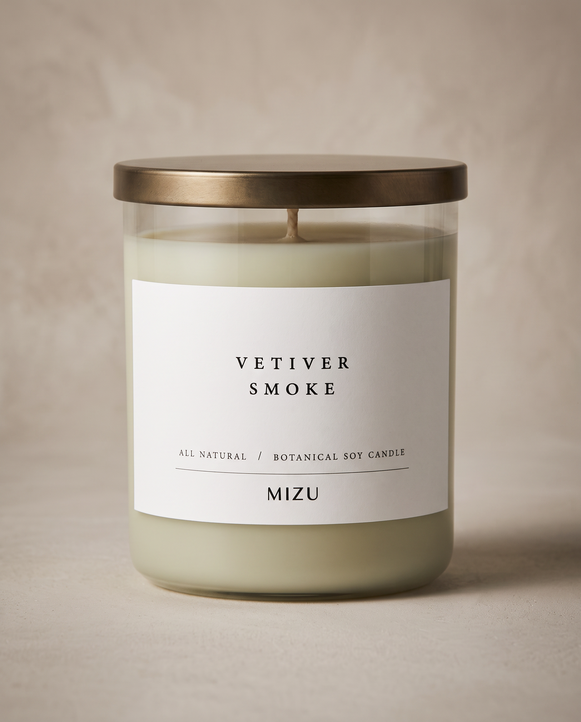 Vetiver Smoke Essential Oil Candle