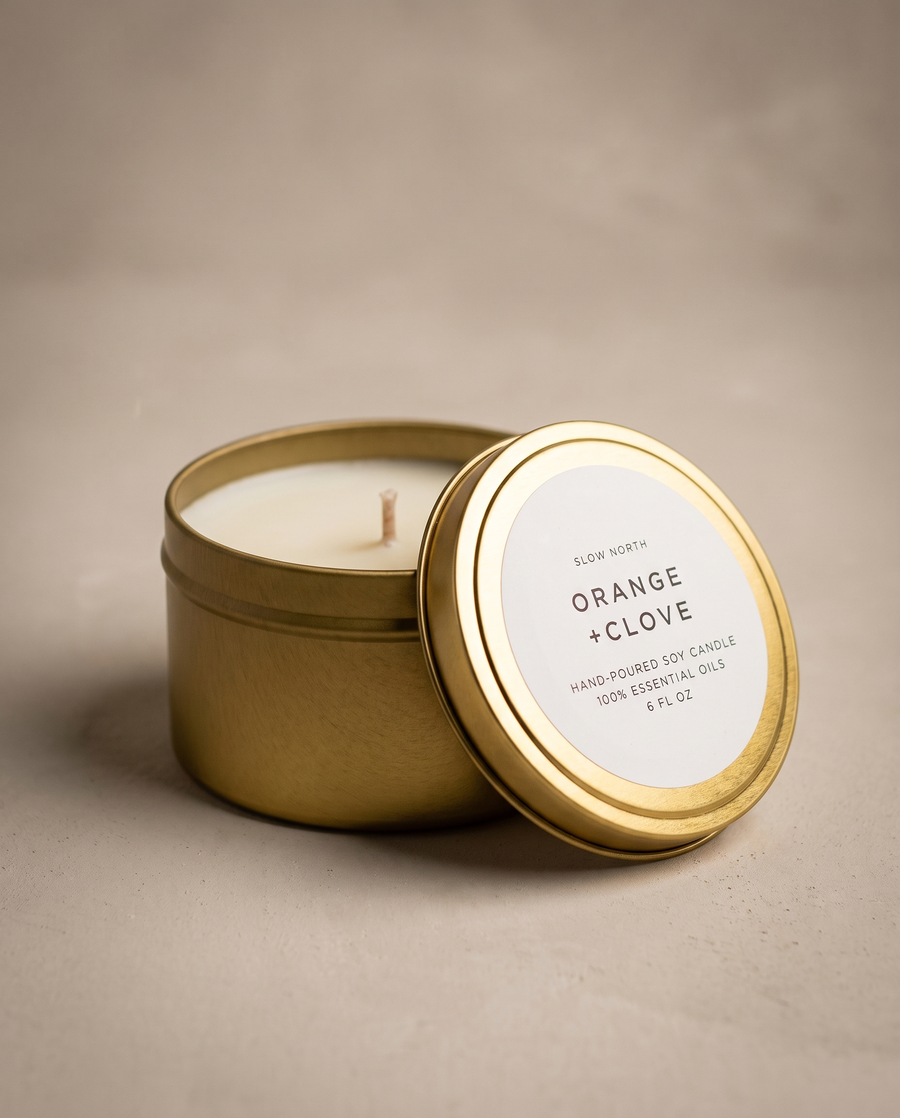 Orange and Clove Travel Tin Candle