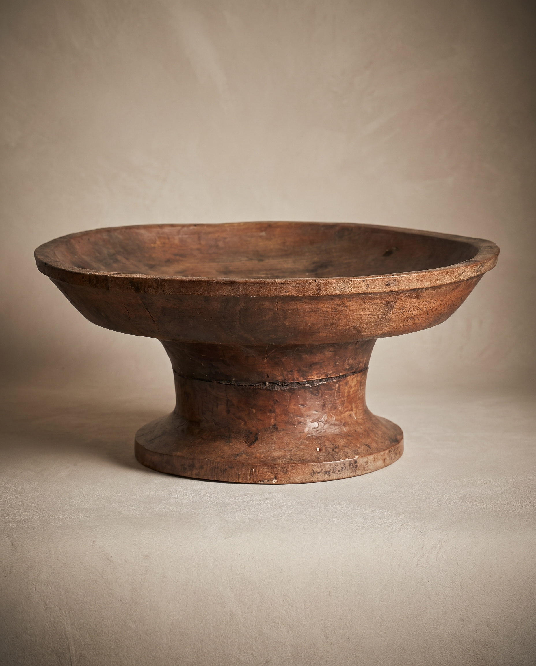 Antique Wooden Pedestal Stand