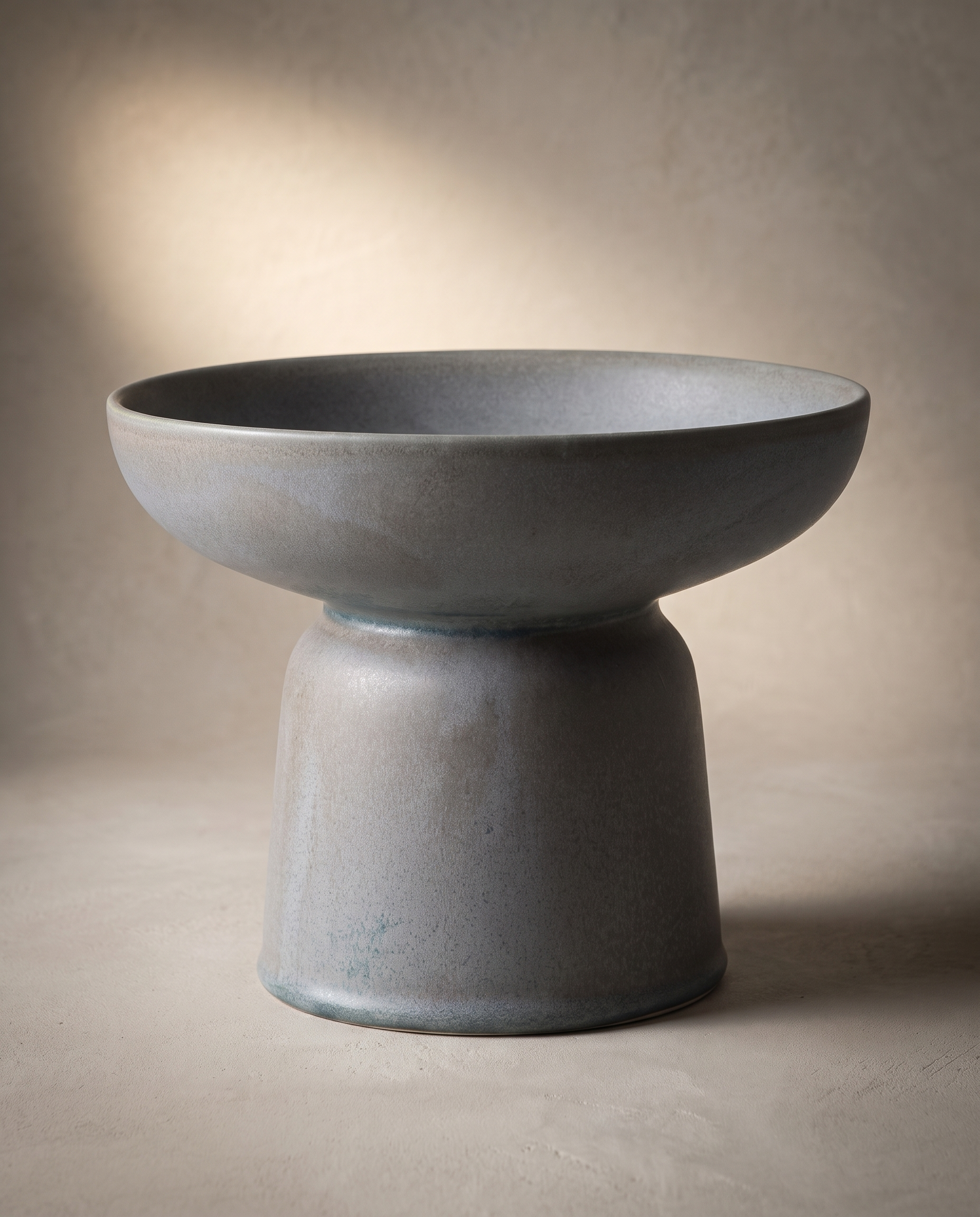 Tau Ceramic Pedestal Bowl