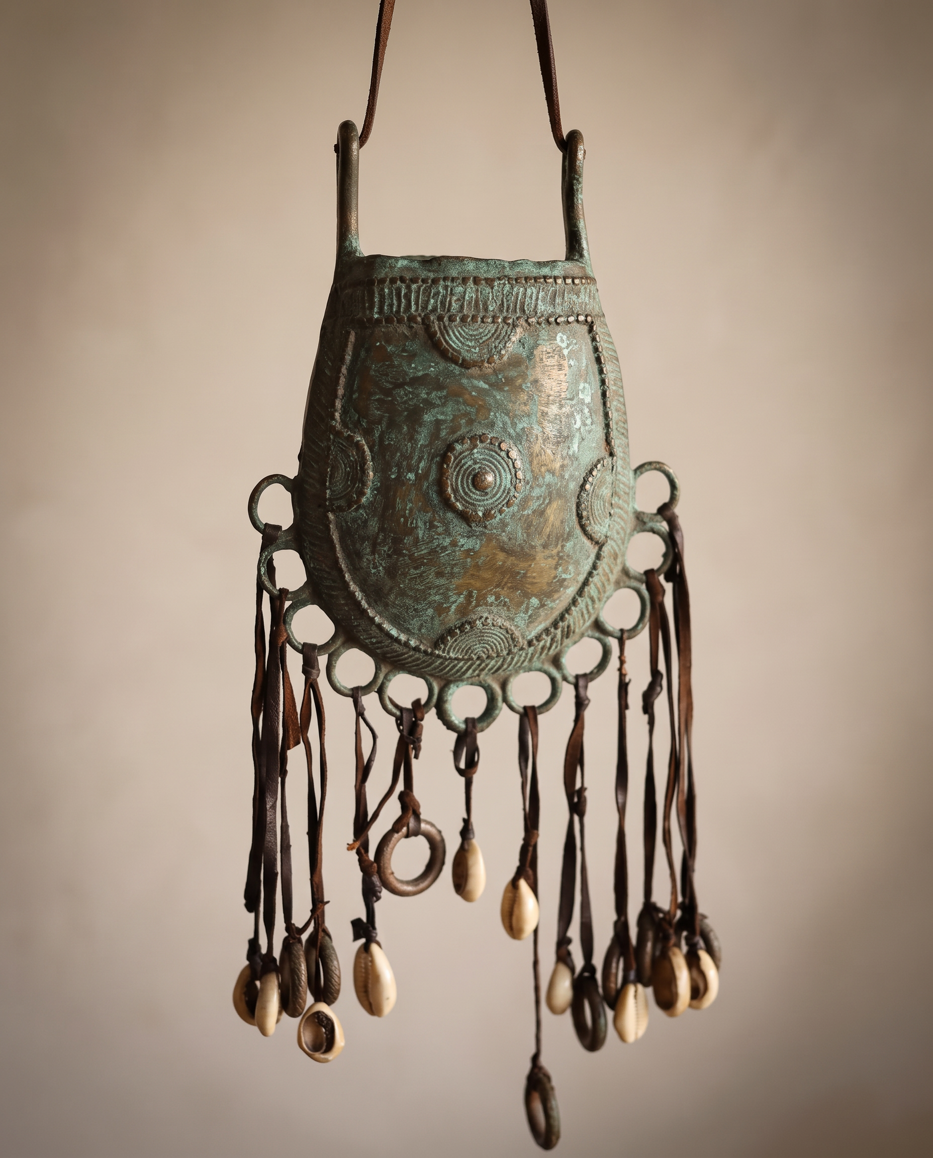 Taureg Copper Amulet Pouch