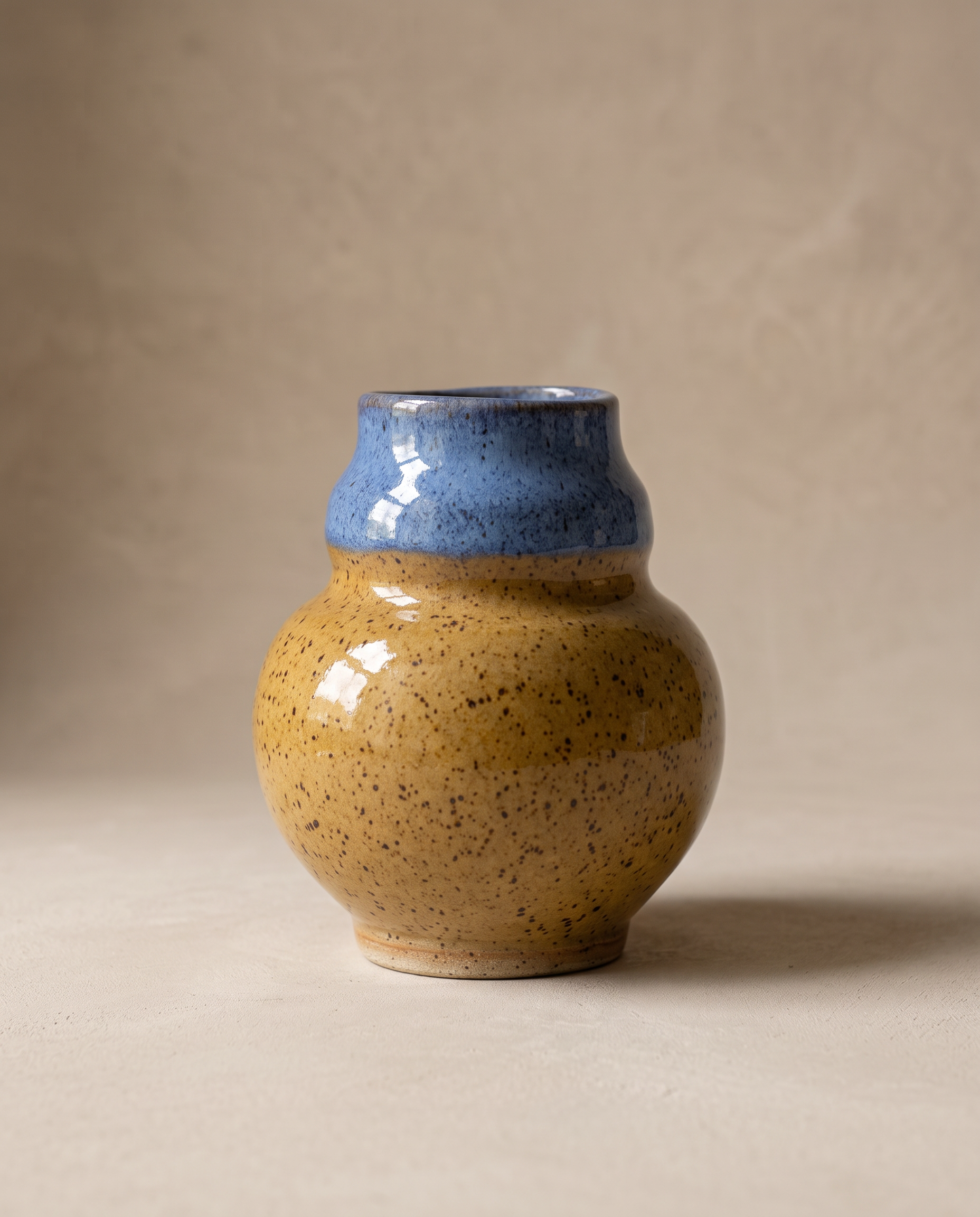 Two Tone Ginger Jar Vase