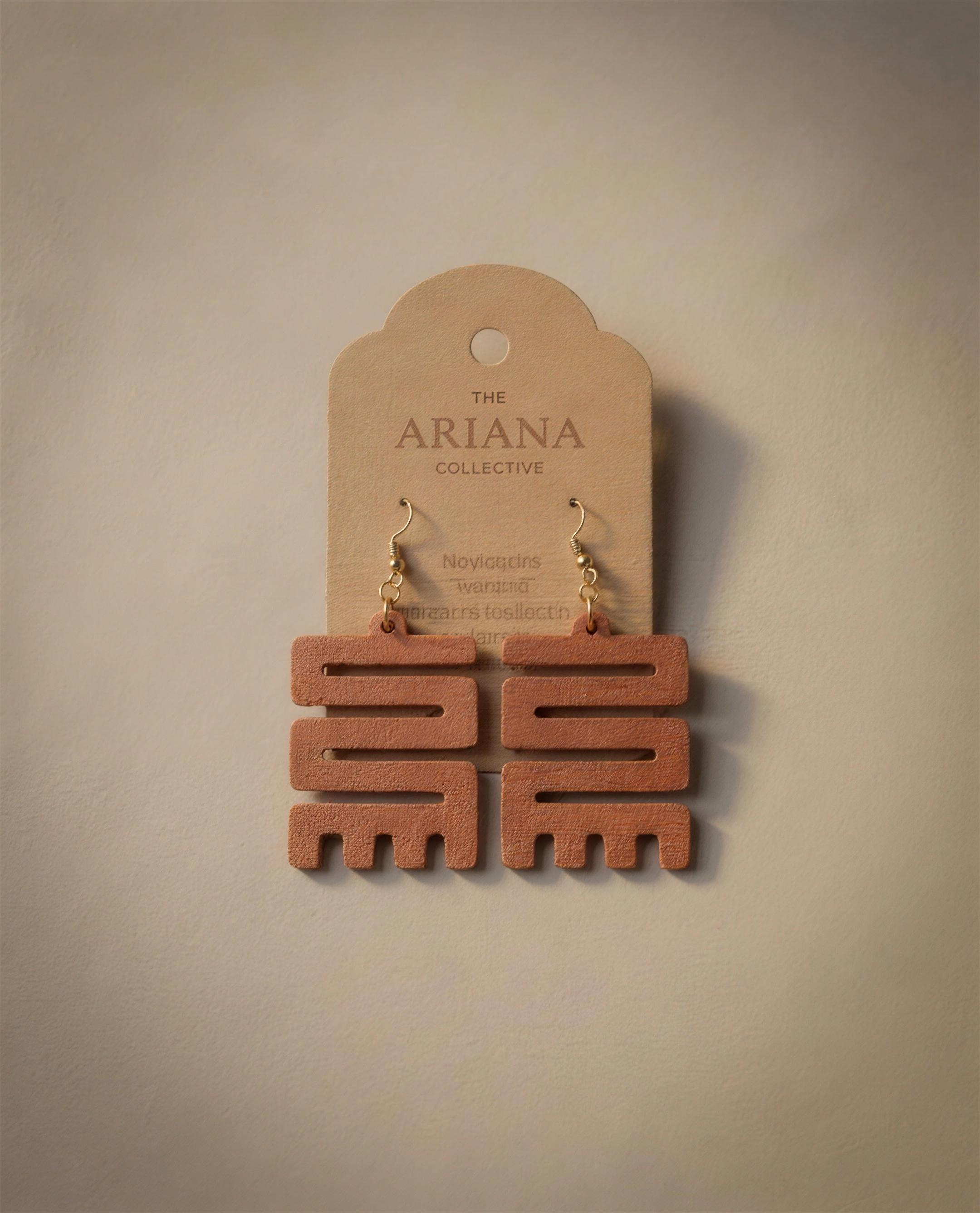 Nkyinkyim Adinkra Earrings
