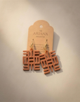Nea Onnim No Sua A, Ohu Adinkra Earrings