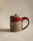 Lidded Mug, Red, No. 1