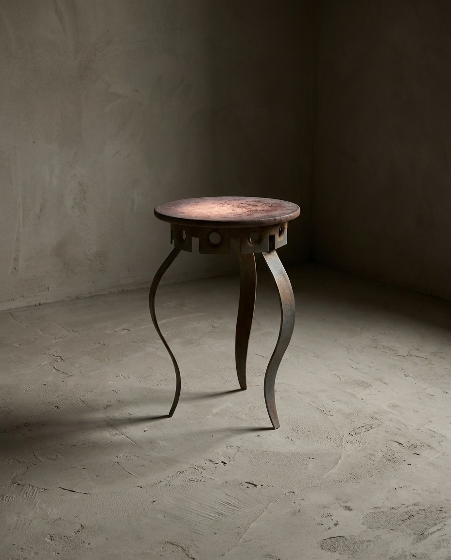 The Iron Lace Table - three-quarter view