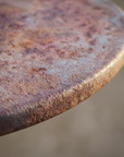 The Iron Lace Table - patina detail