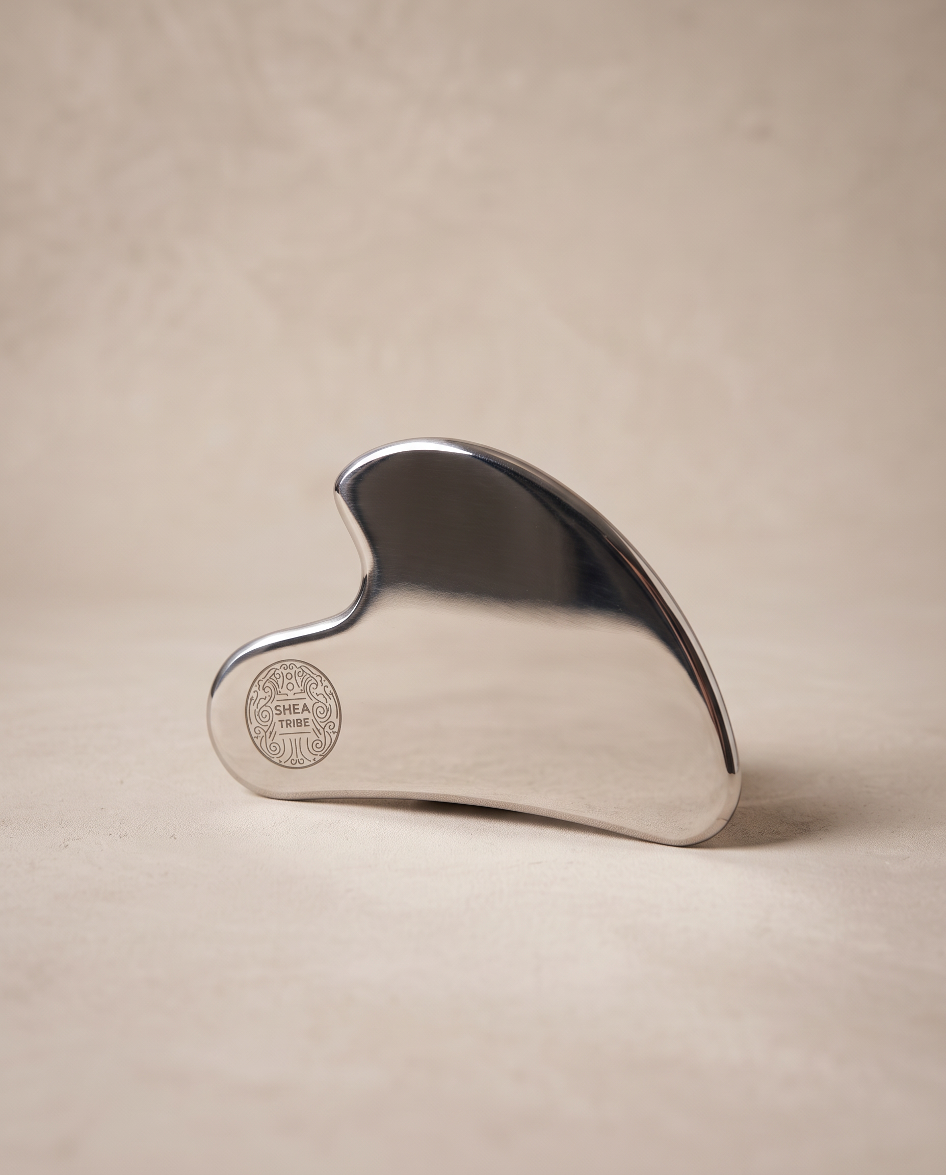 Stainless steel gua sha by Shea Tribe