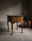 Apothecary six-drawer side table, alternate lifestyle view