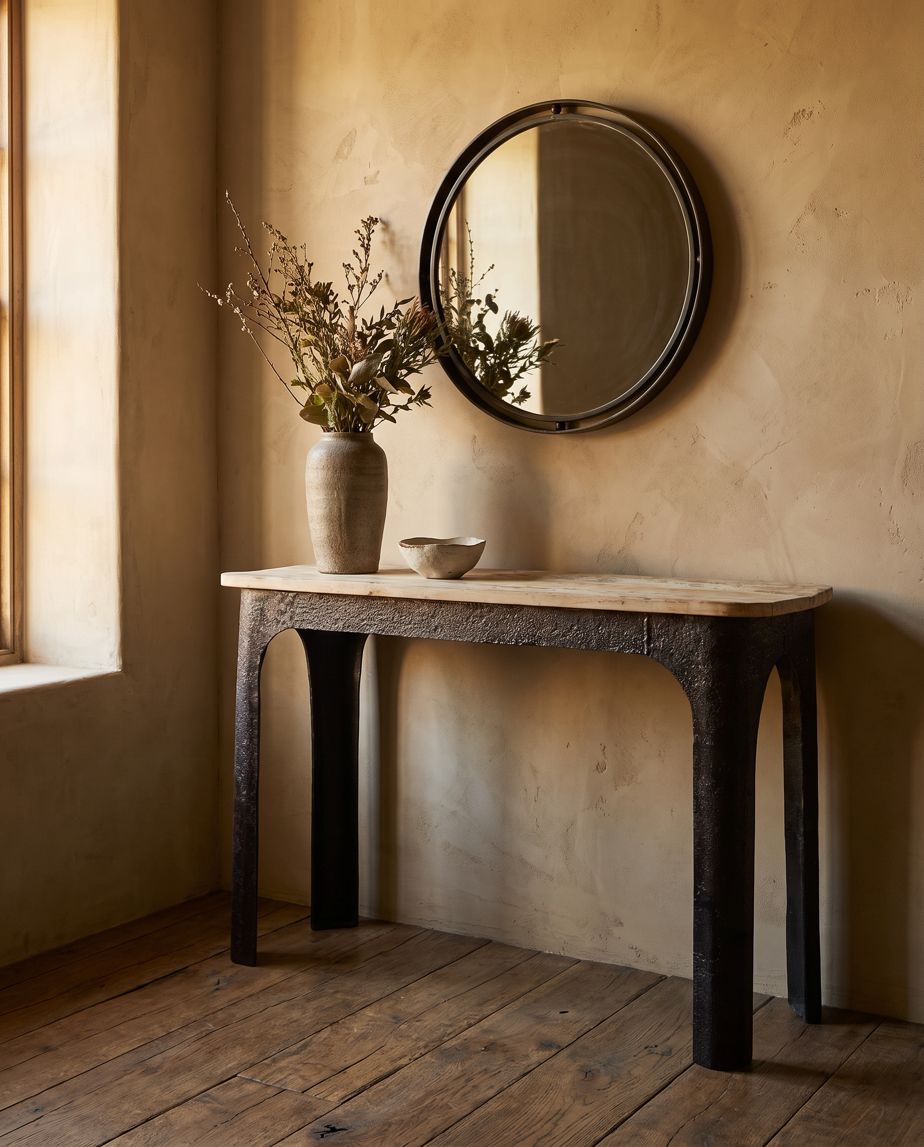 Forge console in a hallway