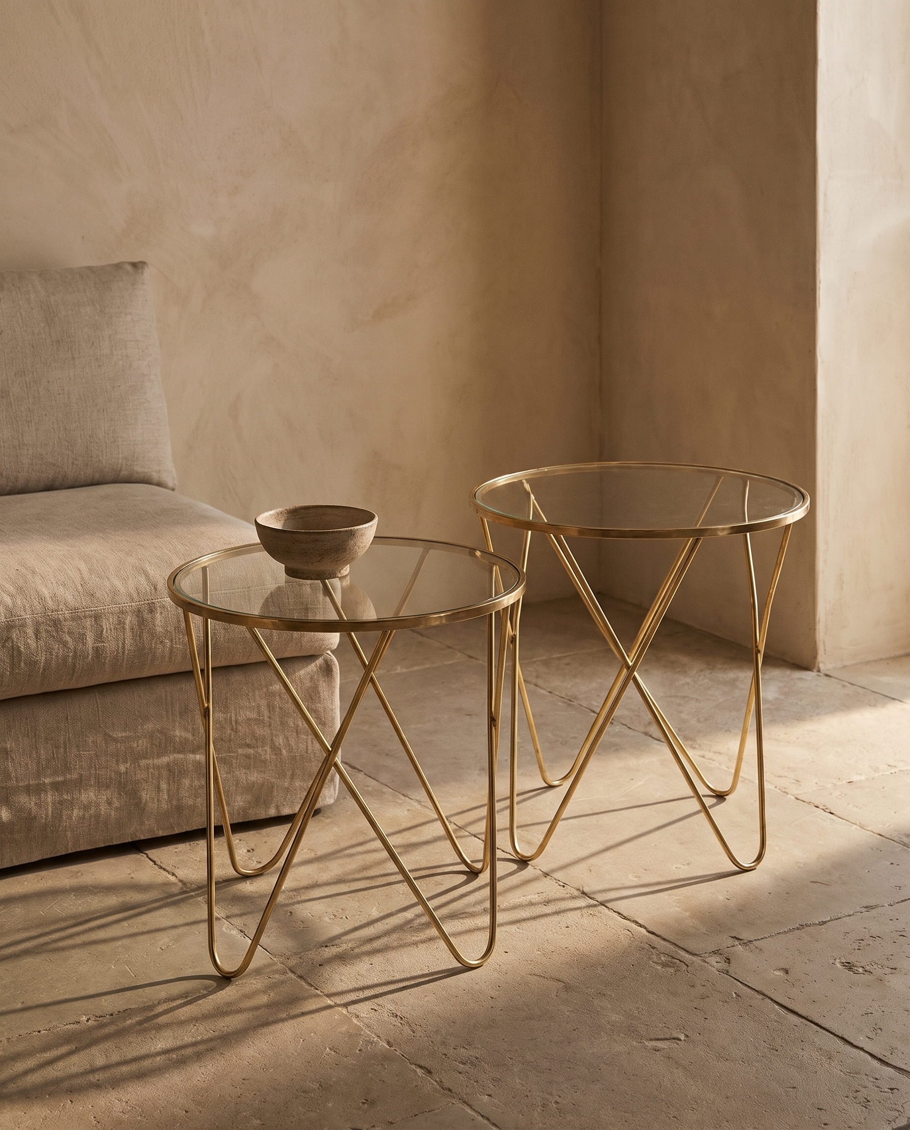 The Aria Brass Table