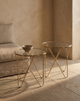 The Aria Brass Table