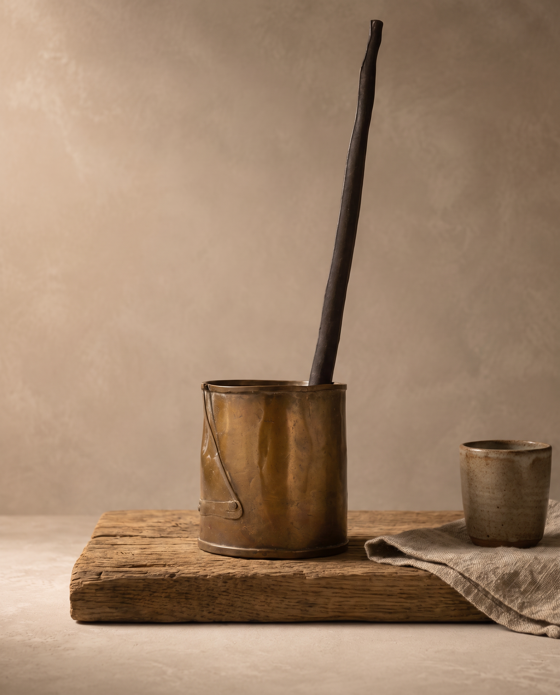 Antique oil can
