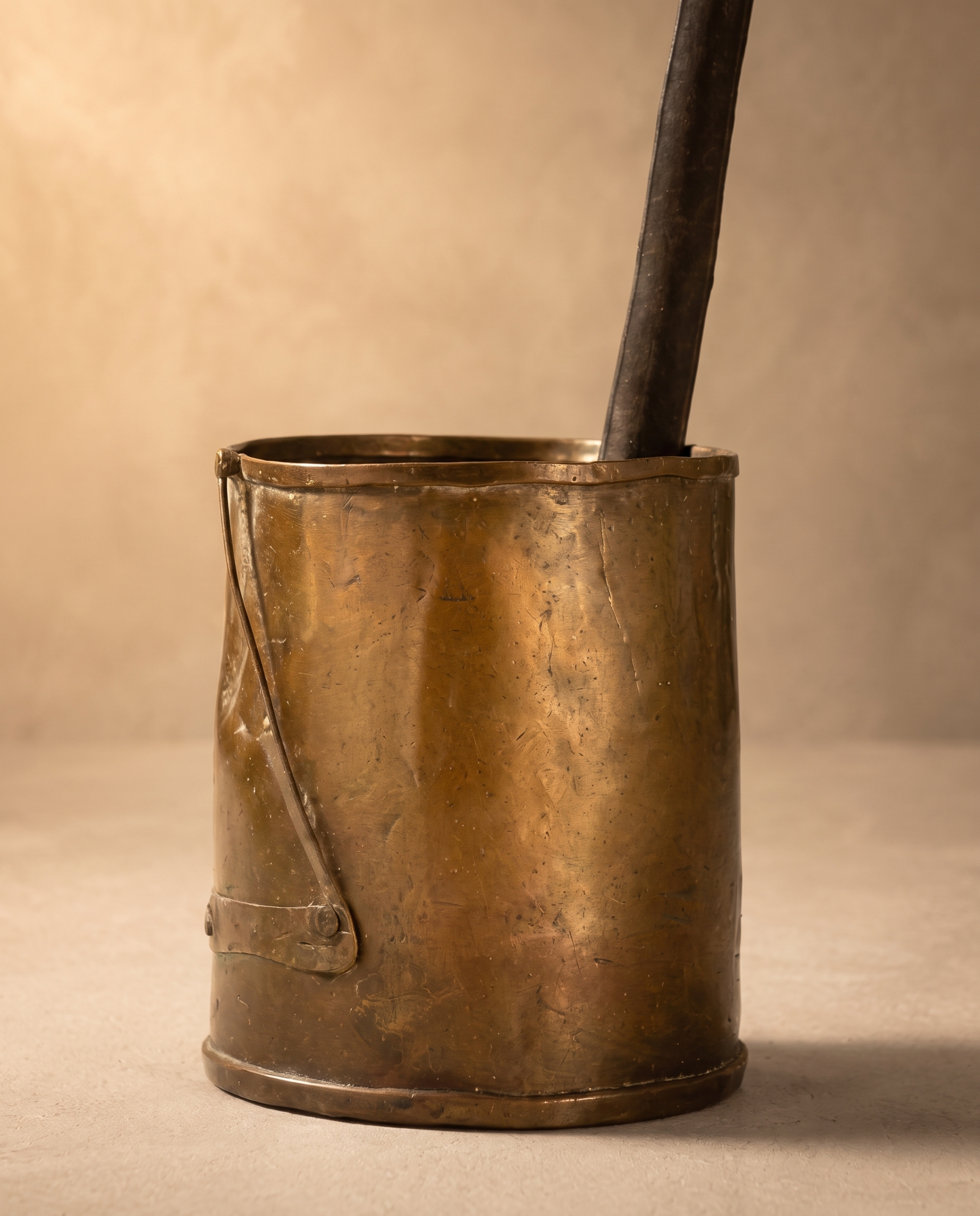 Antique oil can