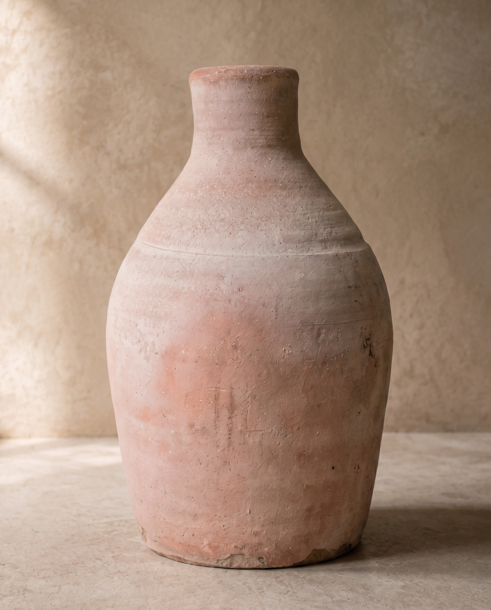 Antique Terracotta Vessel, Dusty Rose