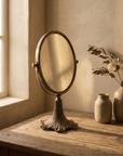 Antique Brass Vanity Mirror
