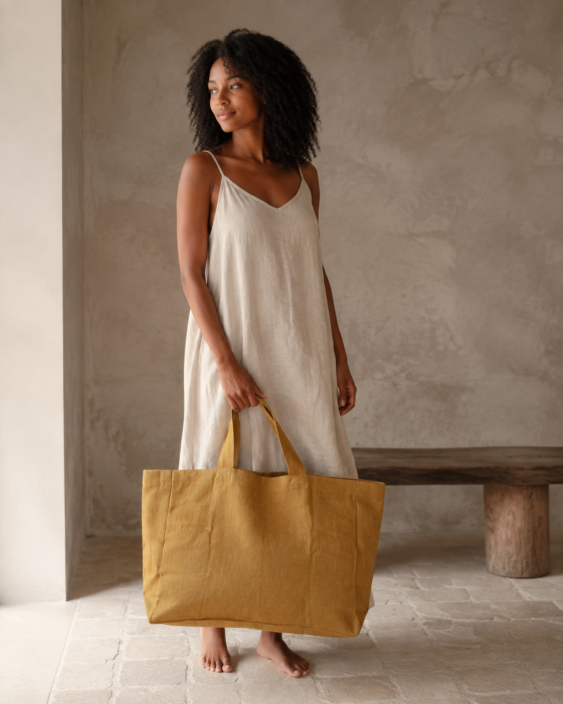 Organic Erotic Linen Tote
