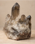 Large smoky quartz cluster on natural matrix