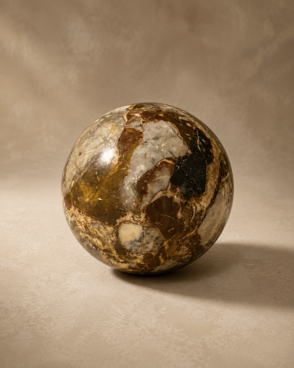 Onyx Red Marble Sphere