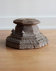 Ancient Handcarved Indian Pedestal