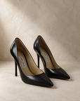 Jimmy Choo Black Leather Pumps
