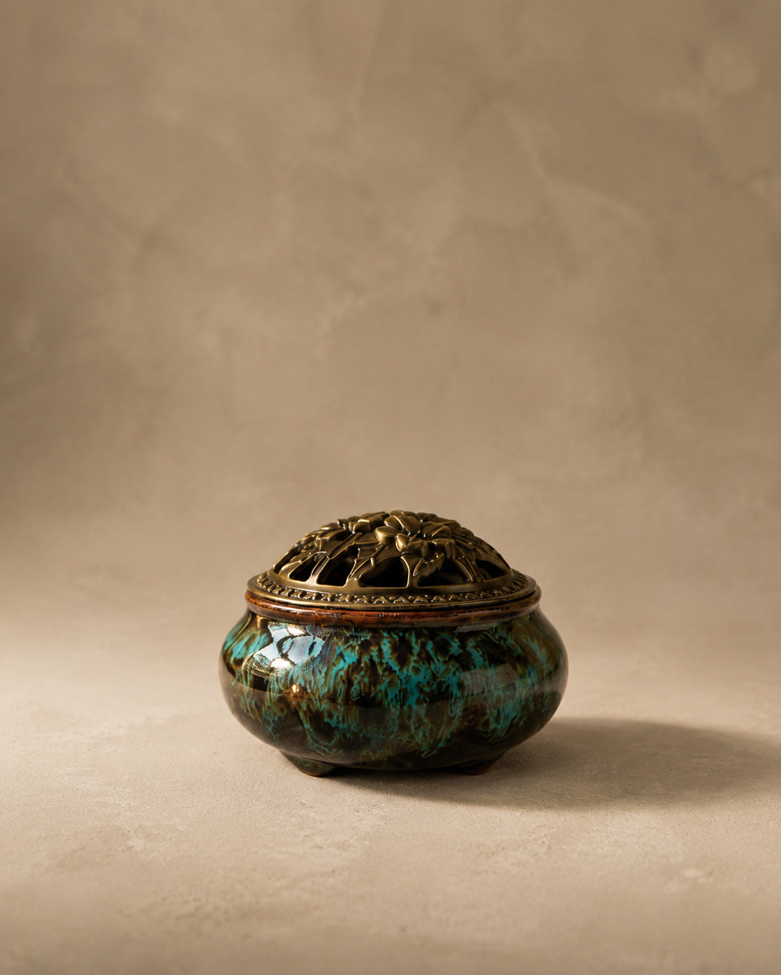 Sky Blue Incense Burner