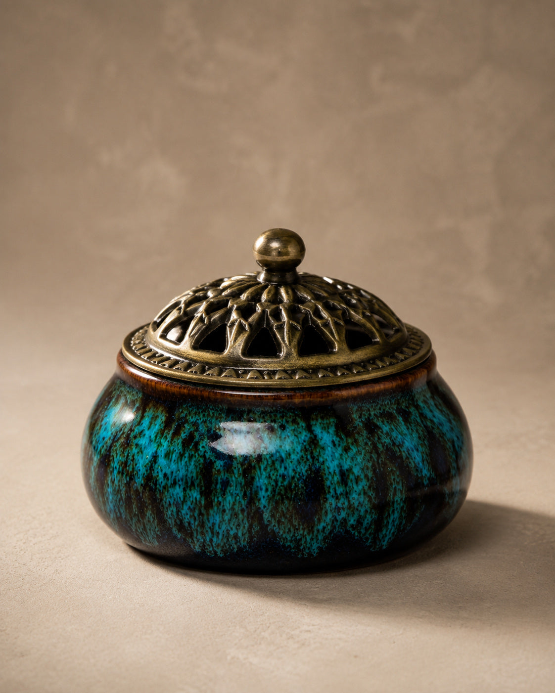 Sky Blue Incense Burner