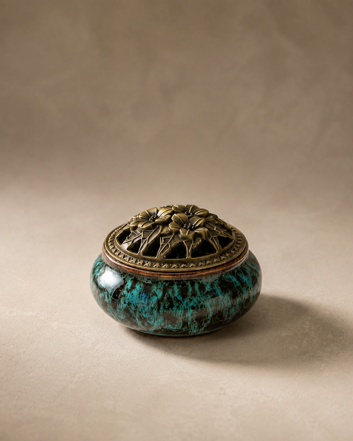 Sky Blue Incense Burner