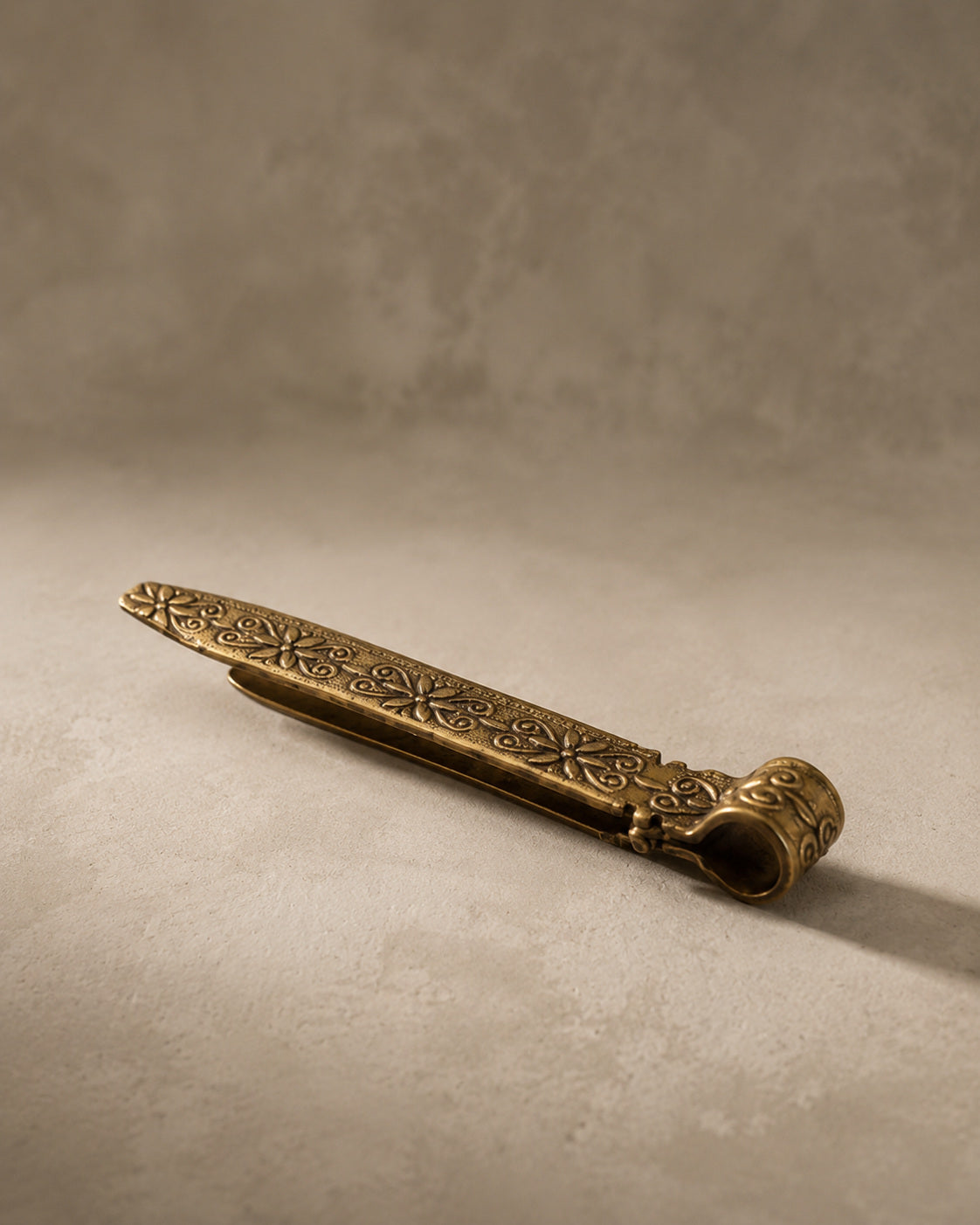 Vintage Brass Charcoal tongs