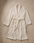 White Shawl Collar Robe