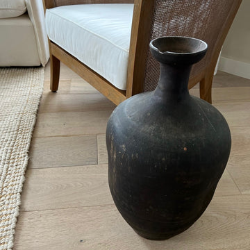 Black Stone Vase