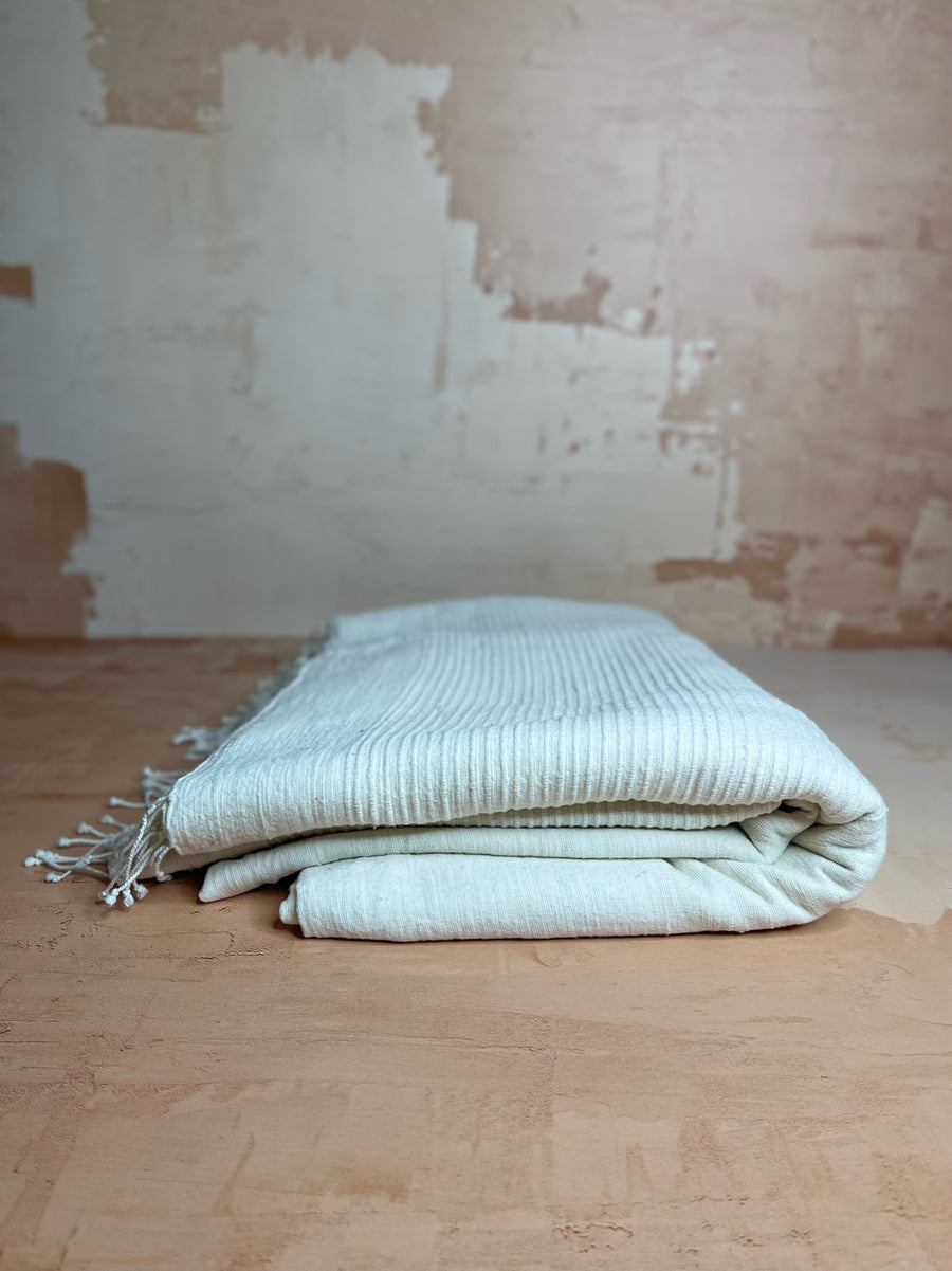 Natural Cotton Queen Blanket
